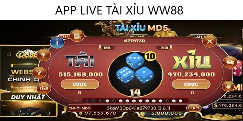 App live tài xỉu